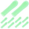 Baluue 10pcs Soft Silicone Ear Spoon Sleeves Removal Tool Cover Replacement Ear Scoop Covers Earmold Wax Guards view 1
