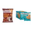 Quest Protein Chips & Cookies Bundle - BBQ Chips (12 Pack) and Snickerdoodle Cookies (12 Count) view 1