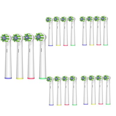 Replacement Toothbrush Heads Compatible with Oral-B Braun Pro 500/1000/1500/3000/3757/5000/7000/7500/8000, Professional Electric Brush Heads for Oral B Replacement Heads Refill,20 Pcs