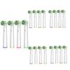 Replacement Toothbrush Heads Compatible with Oral-B Braun Pro 500/1000/1500/3000/3757/5000/7000/7500/8000, Professional Electric Brush Heads for Oral B Replacement Heads Refill,20 Pcs view 1