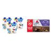 Atkins Creamy Cinnamon Swirl Protein Shake, 15g Protein, 12 Count and Atkins Endulge Peanut Butter Cups, 20 Count Bundle view 1