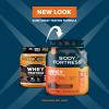 Body Fortress 100% Whey Premium Protein Powder Chocolate 1.78lbs & Force Factor Creatine Monohydrate for Muscle Gain Strength Faster Recovery 60 Servings view 3