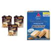 Atkins Caf Caramel Protein Shake, 15g Protein, 3g Net Carb, 1g Sugar + Atkins Peanut Butter Protein Wafer Crisps, 10g Protein, 4g Net Carb, 1g Sugar, 5 Count view 1