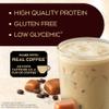 Atkins Caf Caramel Protein Shake, 15g Protein, 3g Net Carb, 1g Sugar + Atkins Peanut Butter Protein Wafer Crisps, 10g Protein, 4g Net Carb, 1g Sugar, 5 Count view 4