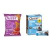Quest Spicy Sweet Chili Tortilla Chips & Mini Cookies & Cream Protein Bars Bundle (12 Count, 14 Count) view 1