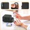 Beautyflier Blood Glucose Monitor Storage Bag Compatible with AUVON, Metene Blood Glucose Meter, Diabetic Supply Organizer Bag, Diabetes Travel Organizer Case with Keychain, Belt Loop (Bag Only) view 2