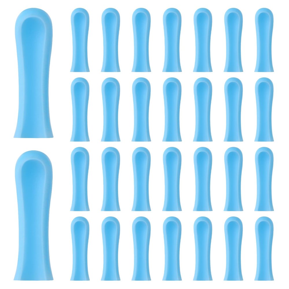 30 Pcs Ear Wax Removal Replacement Tips Replacement Tips Ear for Wet/Dry Ear Wax Cleaning Ear Spoons Accessories Set for Adults Ear Wax Removal Endoscope