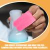 200pcs Anti Static Rubber Fingertips Protective Covers Protectors Fingertips Protector for Tips, Thumb Protector Pink view 3