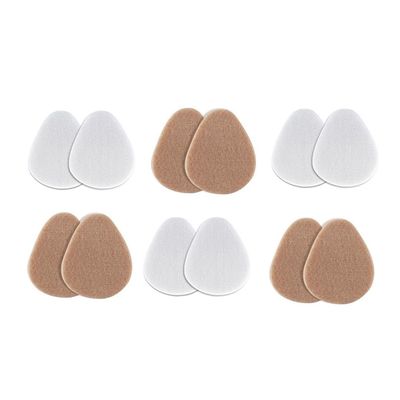 6pairs Felt Metatarsal Pads Forefoot Pads Metatarsal Foot Pads Forefoot Support Insole Neuroma Pads for Feet Forefoot Cushion Pads