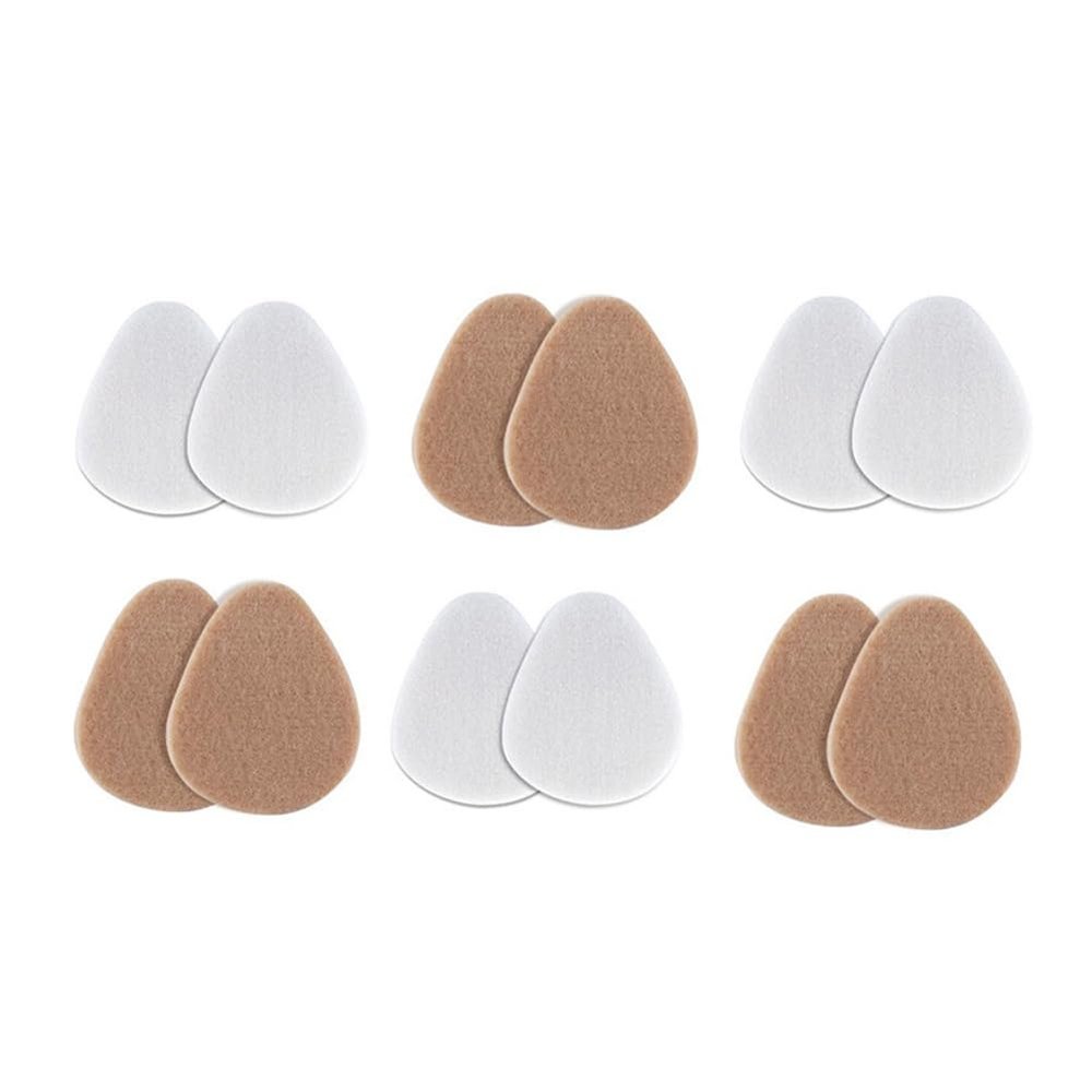 6pairs Felt Metatarsal Pads Forefoot Pads Metatarsal Foot Pads Forefoot Support Insole Neuroma Pads for Feet Forefoot Cushion Pads