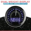 Adamson Hybrid 2-in-1 Analog & Digital Weighing Scale for Body Weight up to 400lbs + Thick Tempered Glass + Extra Large Display + Easy to Read Digital Bathroom Scale + New - Marble Black view 3