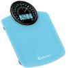 Adamson Hybrid 2-in-1 Analog & Digital Weighing Scale for Body Weight up to 400lbs - Thick Tempered Glass - Extra Large Display - Easy to Read Digital Bathroom Scale - New - Light Blue view 1