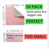 10 Pack 12"x12" Reusable Fast Drying Dishcloth All Purpose Household Premium Dishcloth Strong Absorption Water Kitchen Towel and Rag Set for Cleaning, Drying, Remove The Oil and Dust view 2