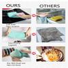 10 Pack 12"x12" Reusable Fast Drying Dishcloth All Purpose Household Premium Dishcloth Strong Absorption Water Kitchen Towel and Rag Set for Cleaning, Drying, Remove The Oil and Dust view 4