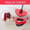 AZ Shikong Scrub Brush for O-Cedar RinseClean 2 Tank System, Scrubber Mop Head for Ocedar, Stiff Bristle Spin Mop Replacement Head Base for Shower Bathroom Kitchen Bedroom Floor Cleaner view 3