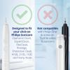 demirdental Active Charcoal Mini Medium Replacement Brush Heads Compatible with Philips Sonicare Small White Toothbrush Heads for Daily Natural & Precision Cleaning Replaces HX4088M 8 Pack view 2