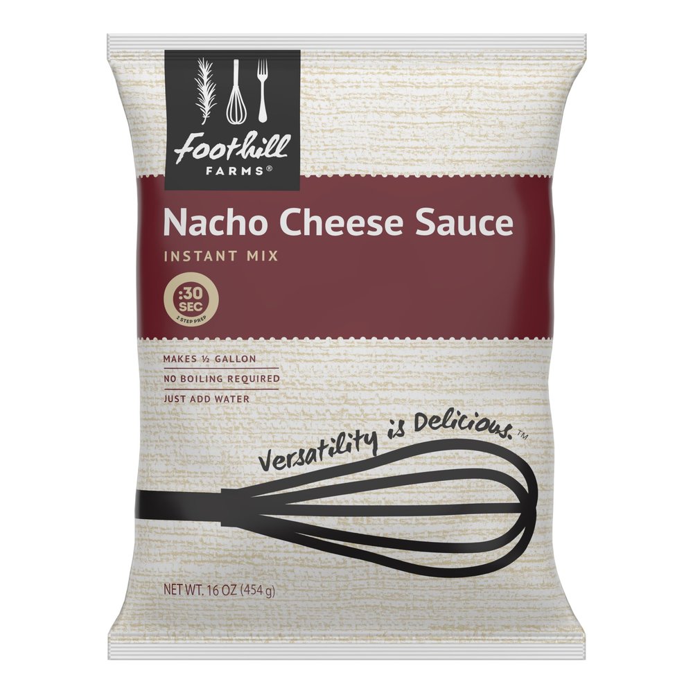 Foothill Farms Nacho Cheese Sauce Mix, 16 oz Bag (Pack of 1)