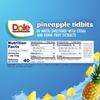 Dole Pineapple Tidbits with No Sugar Added - Dole Fruit Bowls Snacks - 4 oz Fruit Bowls - 12 Pack view 2