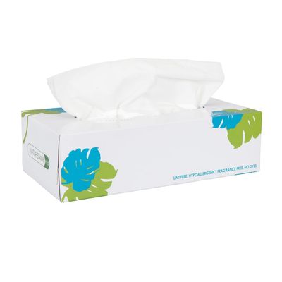 Naturezway Pro Facial Tissue (30 Pack) - Soft, Hypoallergenic, Lint-free - 120 Sheets Per Box, 2-ply Absorbency