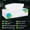 Naturezway Pro Facial Tissue (30 Pack) - Soft, Hypoallergenic, Lint-free - 120 Sheets Per Box, 2-ply Absorbency view 2