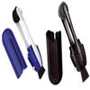 Calabria Swipes Mini Eyeglass Cleaner Microfiber Glasses Lens Cleaner Blue/Charcoal Black 2 Pack Sunglass Eye Glass Cleaner view 1