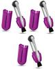 Calabria Swipes Mini Eyeglass Cleaner Microfiber Glasses Lens Cleaner Purple 3 Pack Sunglass Glass Cleaner Tool Accessories view 1