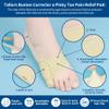 DYKOOK Tailors Bunion Corrector 1Pair Bunionette Sleeves Built-in Gel Pads Silicone Cover Guard with Non-Slip Strap to Relief Bunion Pinky Toe Pain, Straighten Bunionette,Overlapping Toe (Beige-XL) view 2