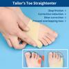 DYKOOK Tailors Bunion Corrector 1Pair Bunionette Sleeves Built-in Gel Pads Silicone Cover Guard with Non-Slip Strap to Relief Bunion Pinky Toe Pain, Straighten Bunionette,Overlapping Toe (Beige-XL) view 4