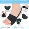 DYKOOK Tailors Bunion Corrector 1Pair Bunionette Sleeves Built-in Gel Pads Silicone Cover Guard With Non-slip Strap to Relief Bunion Pinky Toe Pain, Straighten Bunionette,Overlapping toe(Black-XL) view 2