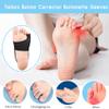 DYKOOK Tailors Bunion Corrector 1Pair Bunionette Sleeves Built-in Gel Pads Silicone Cover Guard With Non-slip Strap to Relief Bunion Pinky Toe Pain, Straighten Bunionette,Overlapping toe(Black-XL) view 3