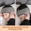 Agatige Sleep Ear Muffs, Soundproof Sleep Earmuff Headband Sleeping Noise Cancelling Ear Wrap Muffs Winter Women Sleep Mask for Men Women (1, Grey) view 3