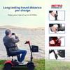 Folding Mobility Scooter for Seniors 4 Wheel Scooter for Adults Electric Medical Scooter Compact for Foldable in Boot Trunk for Traveling with Seniors (LITE Red) view 3