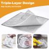 Inkhut Non Scratch Wire Dishcloth, Multipurpose Wire Dishwashing Rag for Wet and Dry, Multifunctional Dish Rags for Washing Dishes Kitchen Cleaning view 2
