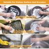 Inkhut Non Scratch Wire Dishcloth, Multipurpose Wire Dishwashing Rag for Wet and Dry, Multifunctional Dish Rags for Washing Dishes Kitchen Cleaning view 3