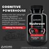 Natures Syndicate Mushroom Complex Supplement - Natural Brain Nootropic for Cognitive Wellness, Clarity, Focus, Memory & Immune System Support, 10 Mushroom Cordyceps, Reishi, Lions Mane, Turkey Tail view 2