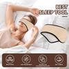 Agatige 2-in-1 Soundproof Sleep Earmuff Headband, Comfortable Sleeping Noise Cancelling Ear Wrap Ear Muffs Winter Women Sleep Mask for Men Women (1, Beige) view 4