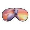White Horse Sleep Mask Cute Eye Shade Travel Eyemask with Adjustable Strap for Sleeping view 1
