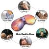 White Horse Sleep Mask Cute Eye Shade Travel Eyemask with Adjustable Strap for Sleeping view 4