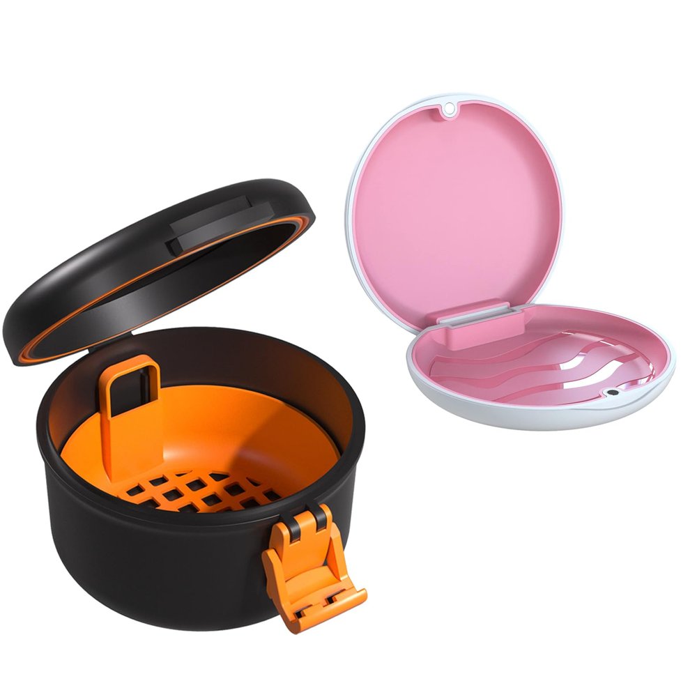 ARGOMAX Leak Proof Retainer Cleaner Case,Aligner Case.