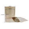 Kraft Paper Zipper Pouches,ULIFESTAR Kraft Stand Up Zip Lock Pouch Bags,100PCS Resealable Bag with Transparent Window and Tear Notch Resealable Bag for Small Business HomeUse,6.3"*9"(16 * 23cm+4cm) view 2