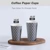 Lamosi Coffee Cups 12OZ 500 Pack, Disposable Coffee Cup, Disposable Cups,12 oz Hot Cups,12 oz Paper Insulated Cup for Cold Hot Drinks (No Lids) view 3