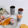 Lamosi Coffee Cups 12OZ 500 Pack, Disposable Coffee Cup, Disposable Cups,12 oz Hot Cups,12 oz Paper Insulated Cup for Cold Hot Drinks (No Lids) view 4