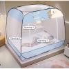Mosquito Net for Bed,Portable Folding Net Bed with Bottom Mosquito Net Tent Use Mosquito Netting for Adults Trip Camping Travel,H,1.2M view 2