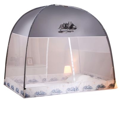 Mosquito Net Bed Camping Double Portable Travel Home Anti Mosquito Tent Foldable Adult Bottomed Sleep,B,150 * 200cm