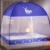 Mosquito Net Bed Camping Double Portable Travel Home Anti Mosquito Tent Foldable Adult Bottomed Sleep,B,150 * 200cm view 4