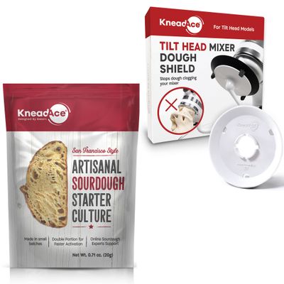 Ultimate Sourdough Baking Bundle - Dough Hook Shield & KneadAce Sourdough Starter Culture