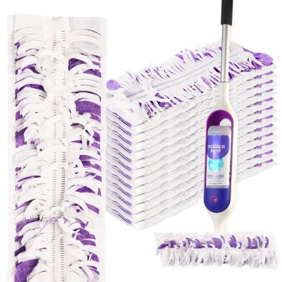 24 Packs 5X Cleaning Power Mop Refills for Swiffer PowerMop,Multi-Surface Floor Mop Pad Refills Repalcement Pads for Floor Cleaning