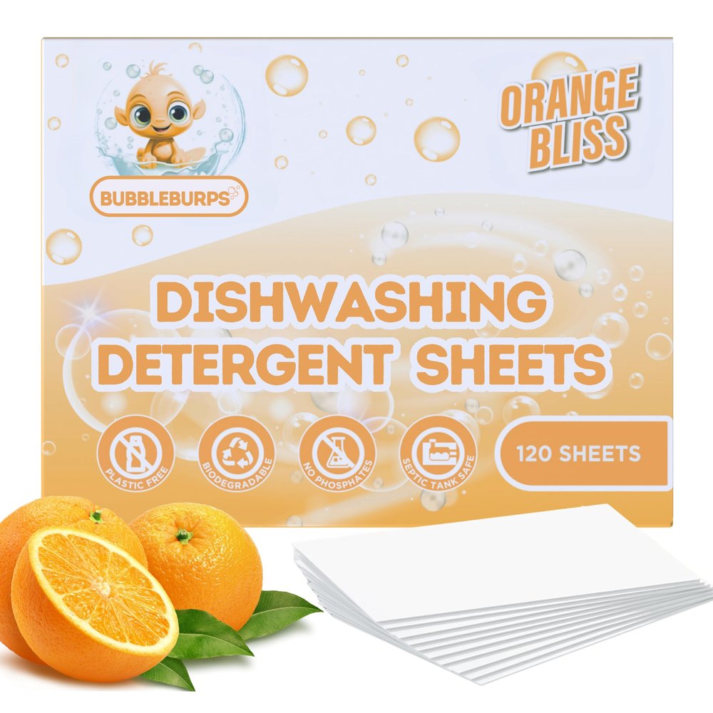 Dishwasher Detergent Sheets, 120 Washes, Natural Dishwasher Detergent Liquid, No Plastic or Phosphate Septic & Gray Water Safe, Organic, No Mess, Use in Dishwasher or Sink