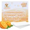 Dishwasher Detergent Sheets, 120 Washes, Natural Dishwasher Detergent Liquid, No Plastic or Phosphate Septic & Gray Water Safe, Organic, No Mess, Use in Dishwasher or Sink view 1