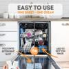 Dishwasher Detergent Sheets, 120 Washes, Natural Dishwasher Detergent Liquid, No Plastic or Phosphate Septic & Gray Water Safe, Organic, No Mess, Use in Dishwasher or Sink view 3